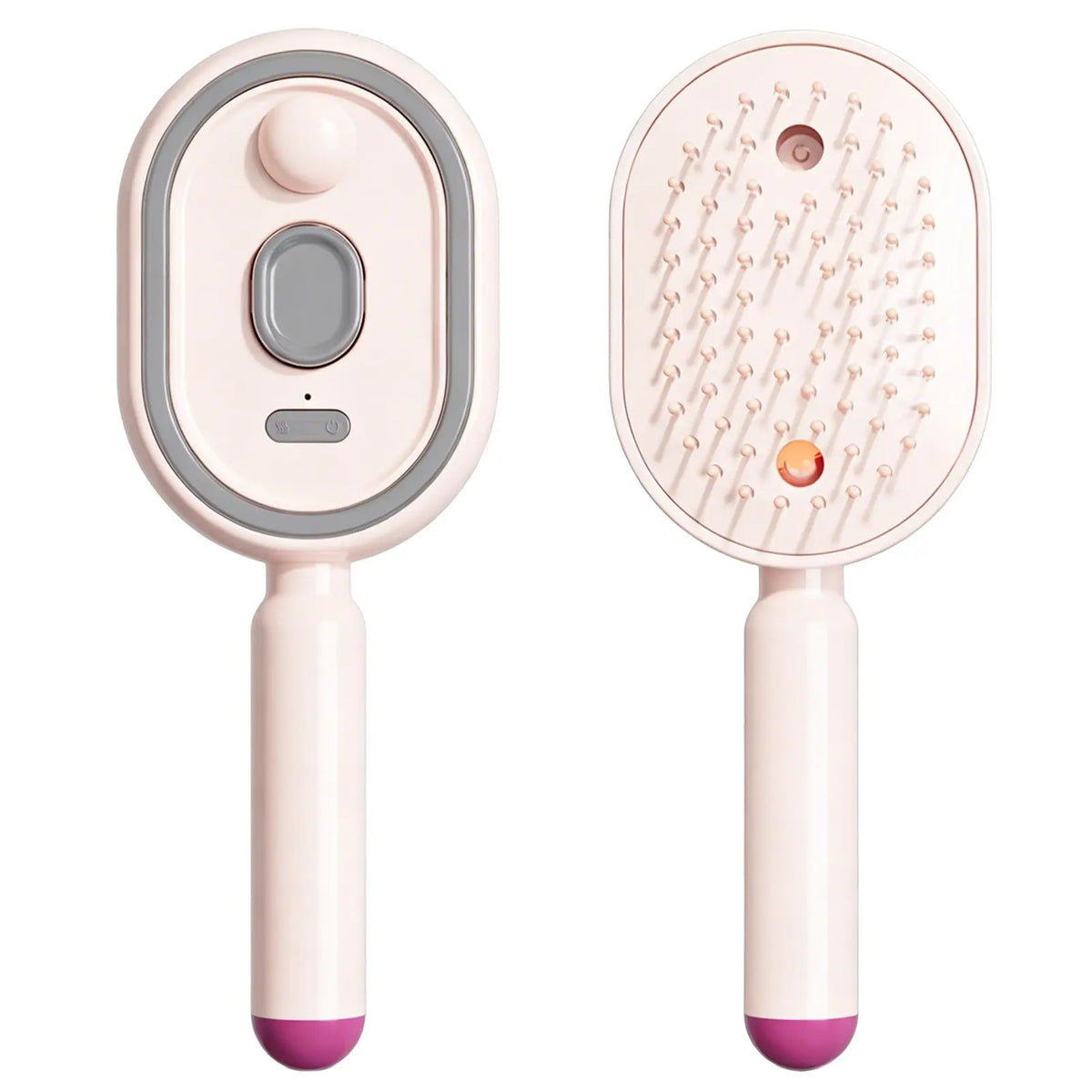 Cloudmades Electric Spray Air Cushion Massage Comb | Self-Cleaning Anti-Tangle | Essential Oil Mist Hair Care Comb | Anti-Static Volumizing Aromatherapy Comb