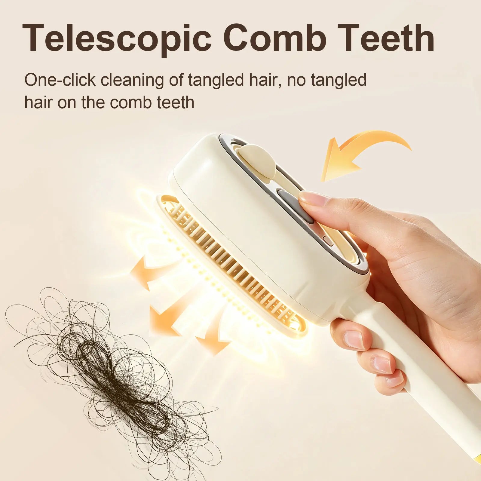 Cloudmades Electric Spray Air Cushion Massage Comb | Self-Cleaning Anti-Tangle | Essential Oil Mist Hair Care Comb | Anti-Static Volumizing Aromatherapy Comb
